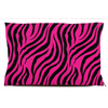 zebra pink dog bed