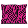 zebra pink dog bed