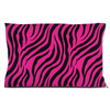zebra pink dog bed