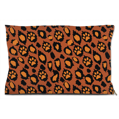 leopard skin dog bed