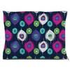 peacock pattern dog bed