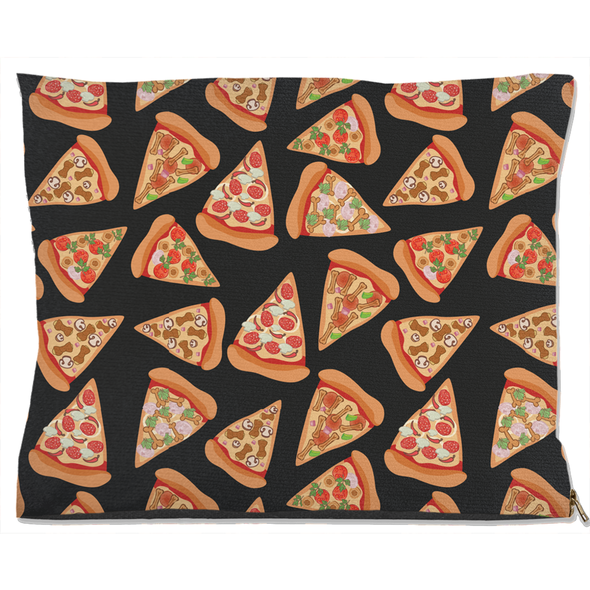 pizza lover dog bed