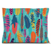 dog bed feather pattern