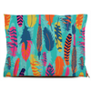 dog bed feather pattern