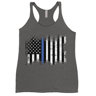 thin blue line tank top