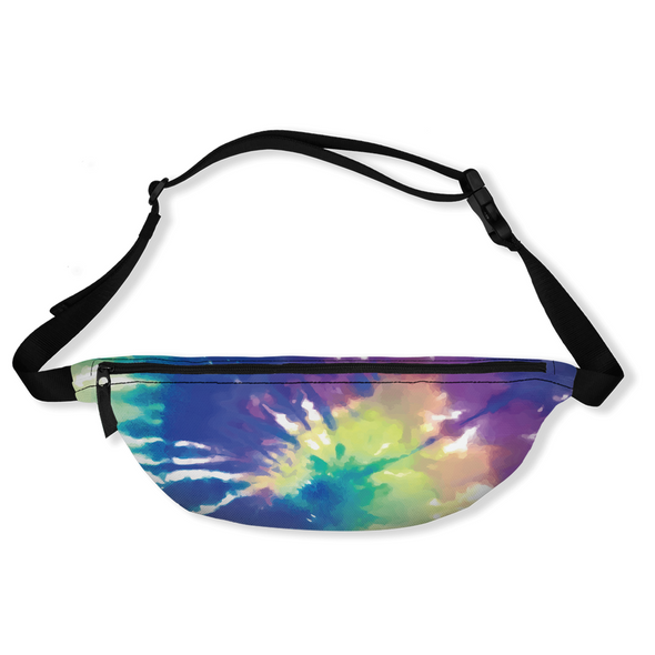 tie dye fanny pack