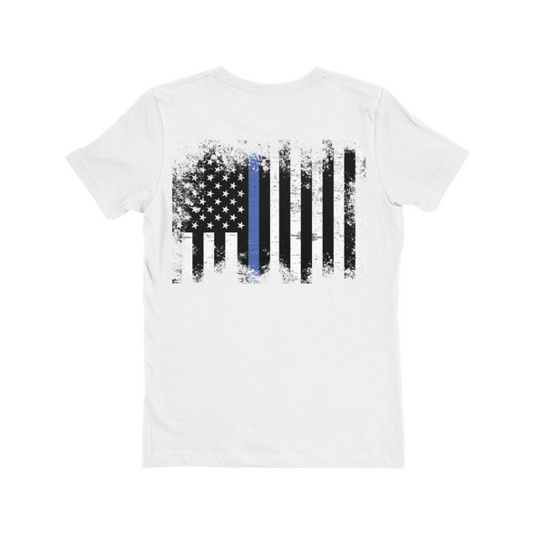 thin blue line ladies t shirt