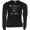 my dog is the shit long sleeve t shirt