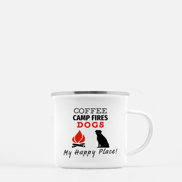 Coffee Camp Fires Dogs Mug