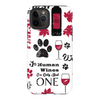 wags and wine cell phone case