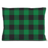 buffalo plaid green dog bed