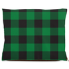 buffalo plaid green dog bed