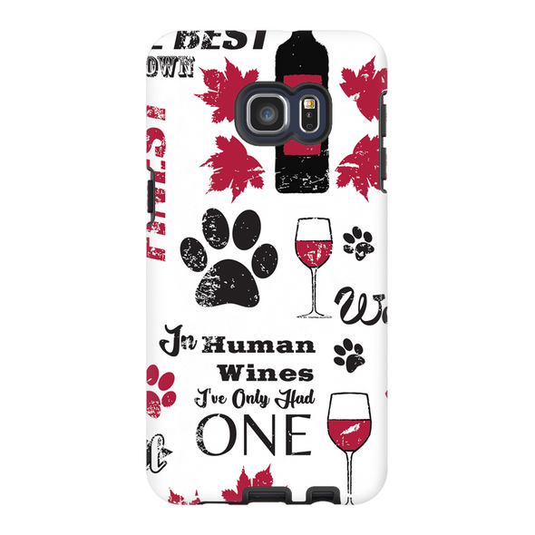 wags and wine cell phone case