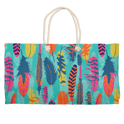 feathers weekender tote