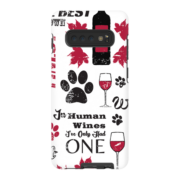 wags and wine cell phone case