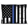 thin blue line dog bed