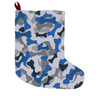 blue camo christmas dog stocking