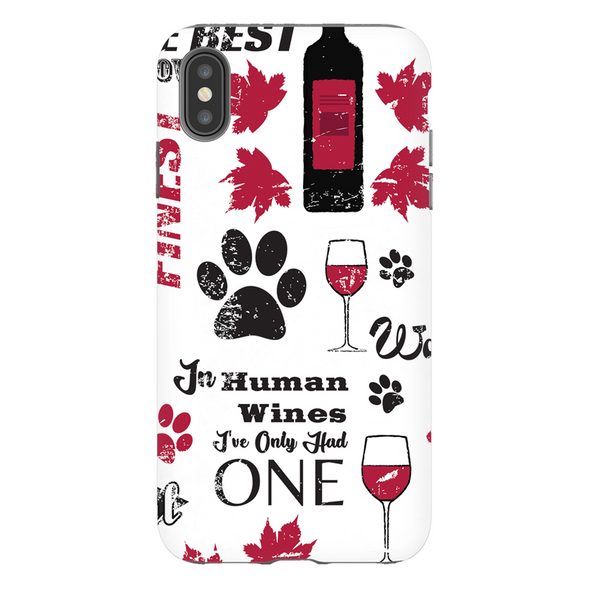 wags and wine cell phone case