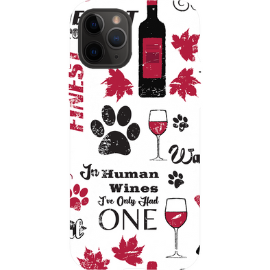 wags and wine cell phone case