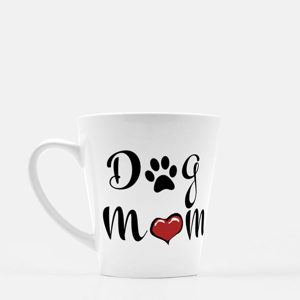 dog mom latte coffee mug