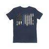 thin blue line ladies t shirt