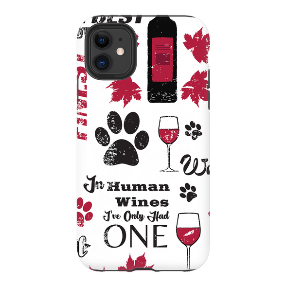 wags and wine cell phone case