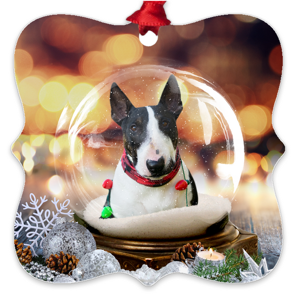 custom dog christmas ornament