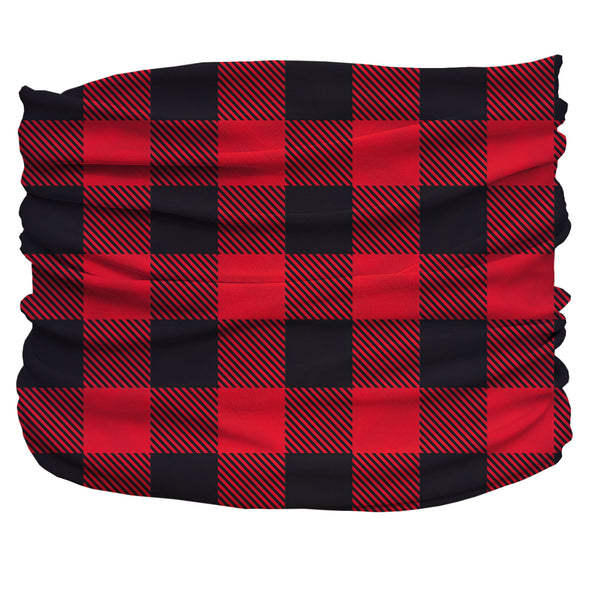 Buffalo Plaid red Pup Scruff dog bandana