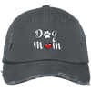 dog mom distressed baseball hat