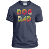 dog dad ringer retro tshirt
