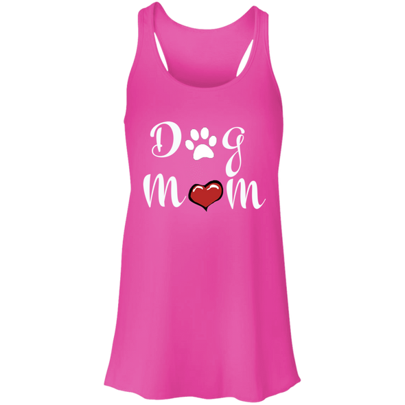 dog mom racerback tank