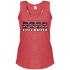 Women's Perfect Tri Racerback Tank Dogs Lives Matter