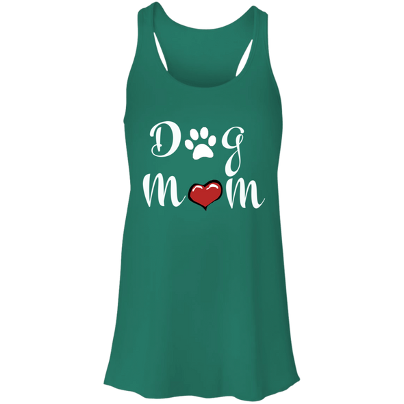 dog mom racerback tank