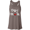dog mom racerback tank
