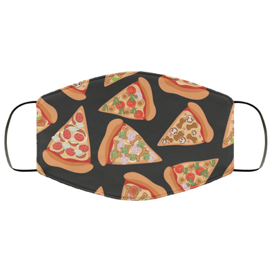 pizza lover face mask with ear loops