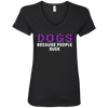 ladies v neck shirt