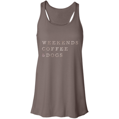 weekends coffee dogs tank