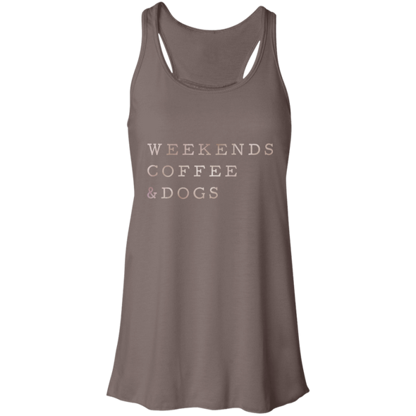 weekends coffee dogs tank
