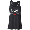 dog mom racerback tank