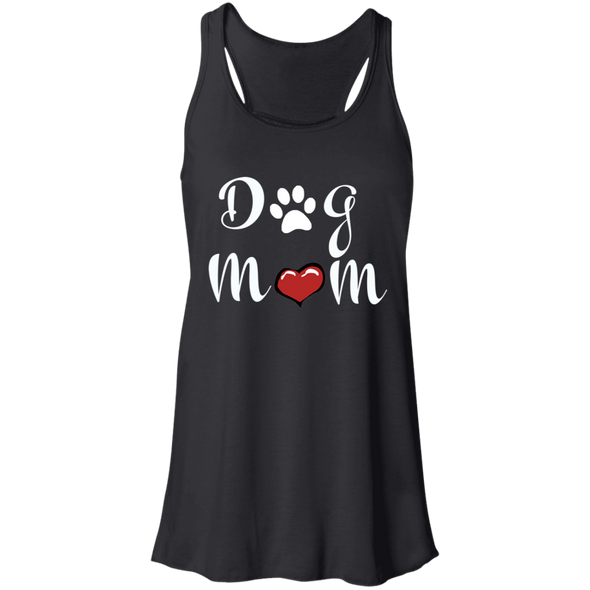 dog mom racerback tank
