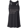 weekends coffee dogs tank