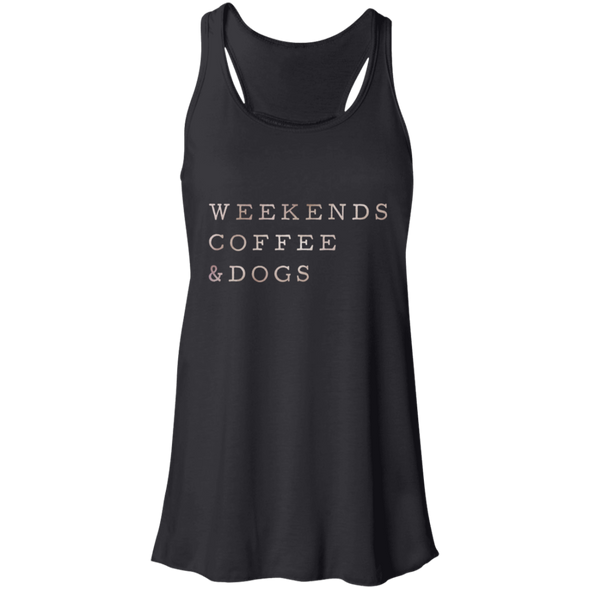 weekends coffee dogs tank