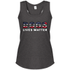 Women's Perfect Tri Racerback Tank Dogs Lives Matter