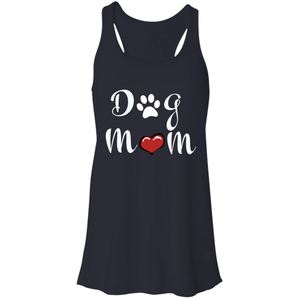 dog mom racerback tank