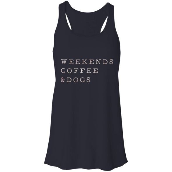 weekends coffee dogs tank