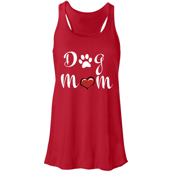 dog mom racerback tank
