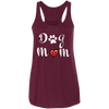 dog mom racerback tank