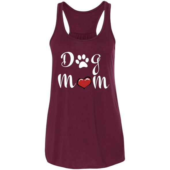 dog mom racerback tank