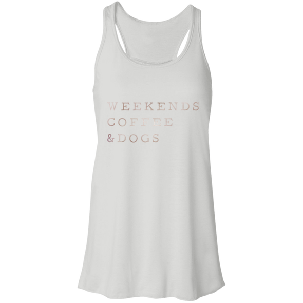 weekends coffee dogs tank