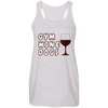 gym wine dogs racerback tank